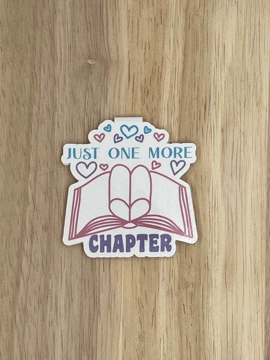 Just One More Chapter Magnetic Bookmark