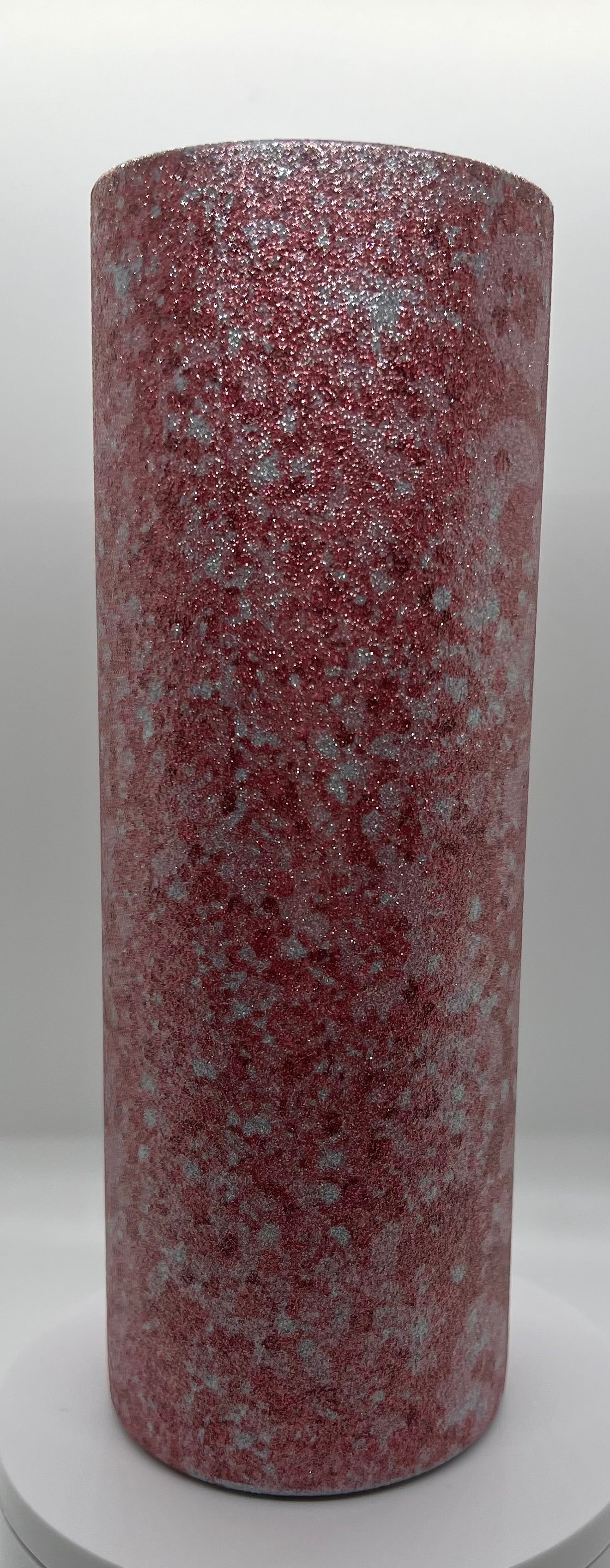 Pink Leopard Print MAMA Glitter Tumbler