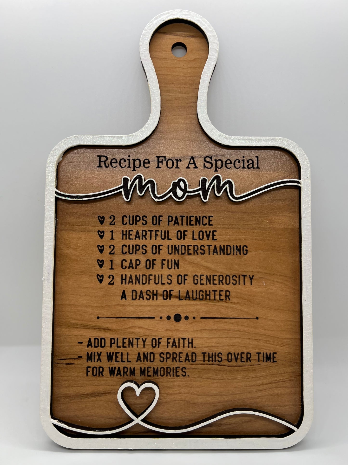 Special Mom Square Decorative Board