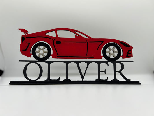 Custom Name Car Sign