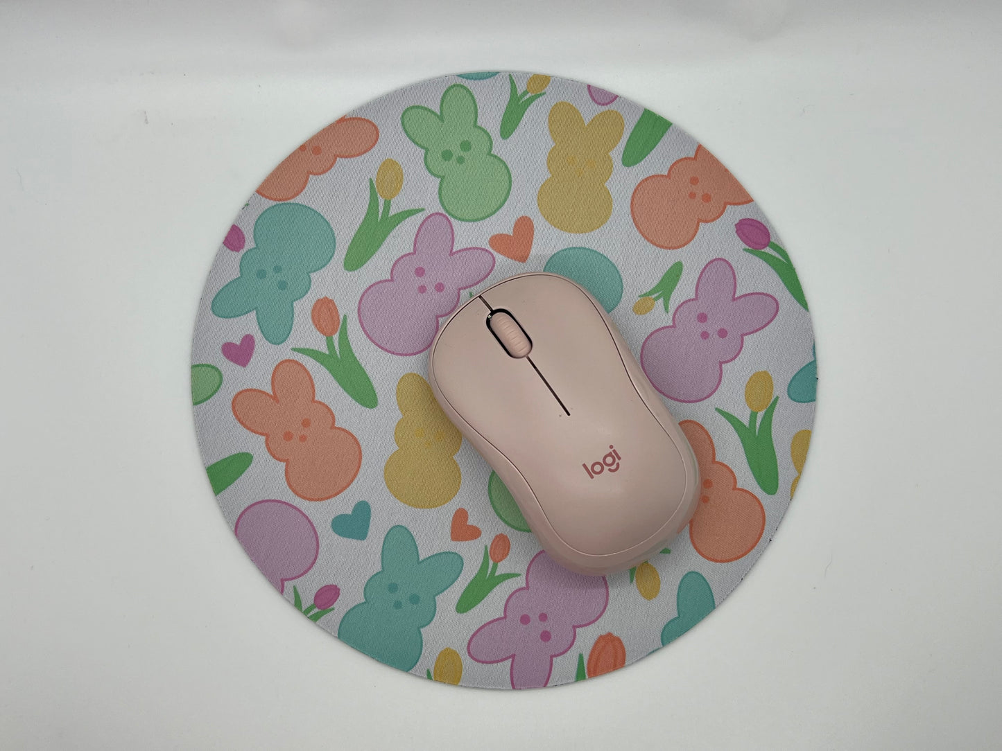 Bunny & Floral Mousepad