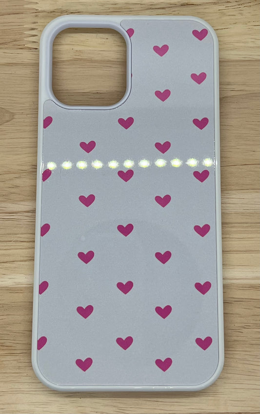 Pink Hearts Phone Case