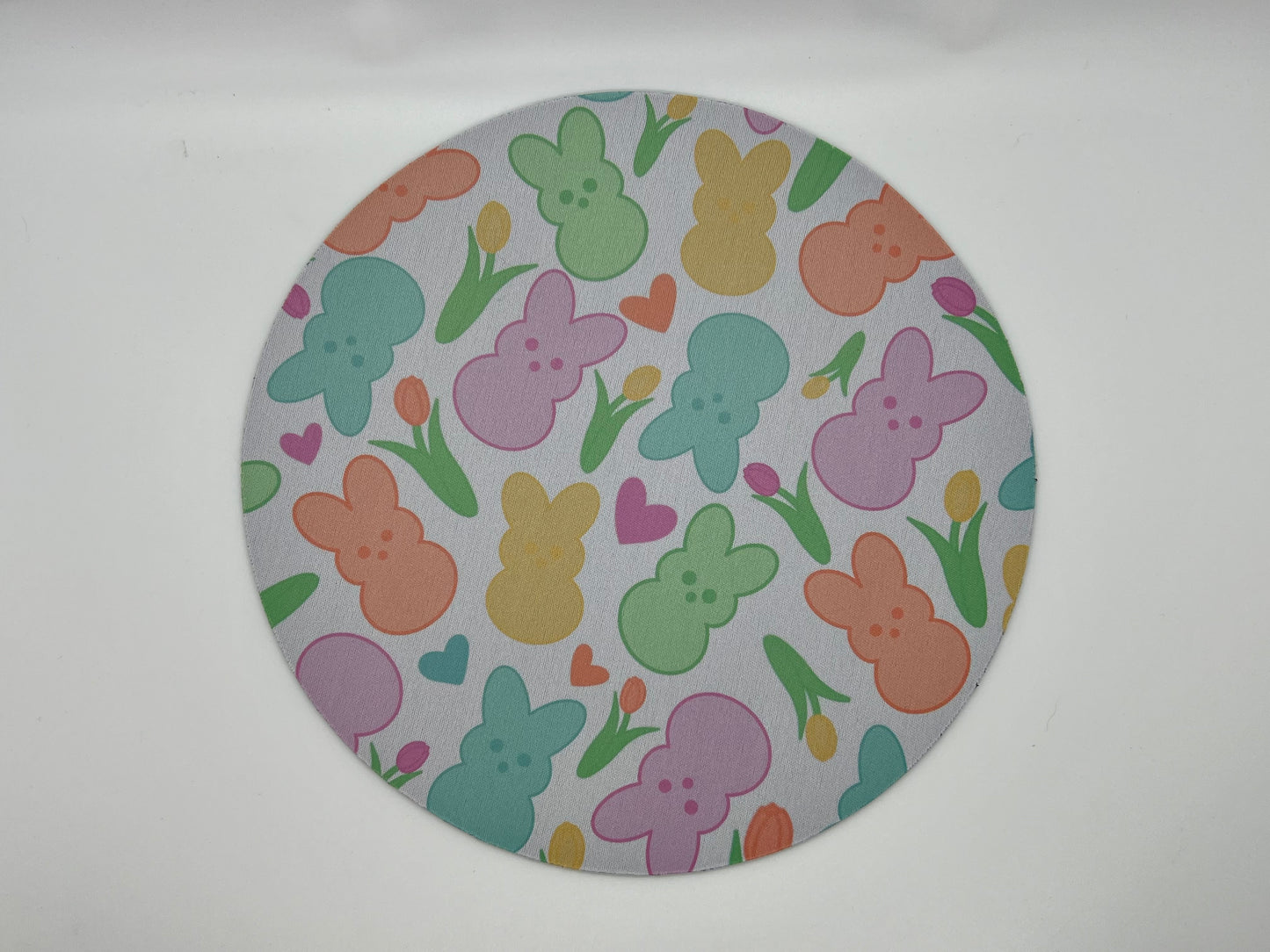 Bunny & Floral Mousepad