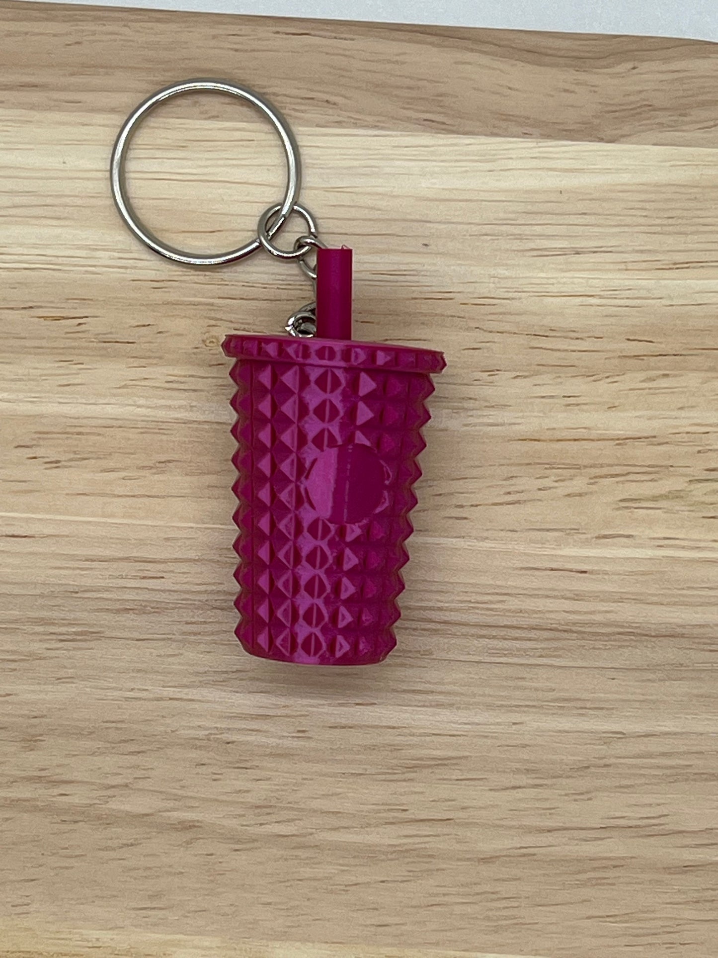 Studded Tumbler Keychain