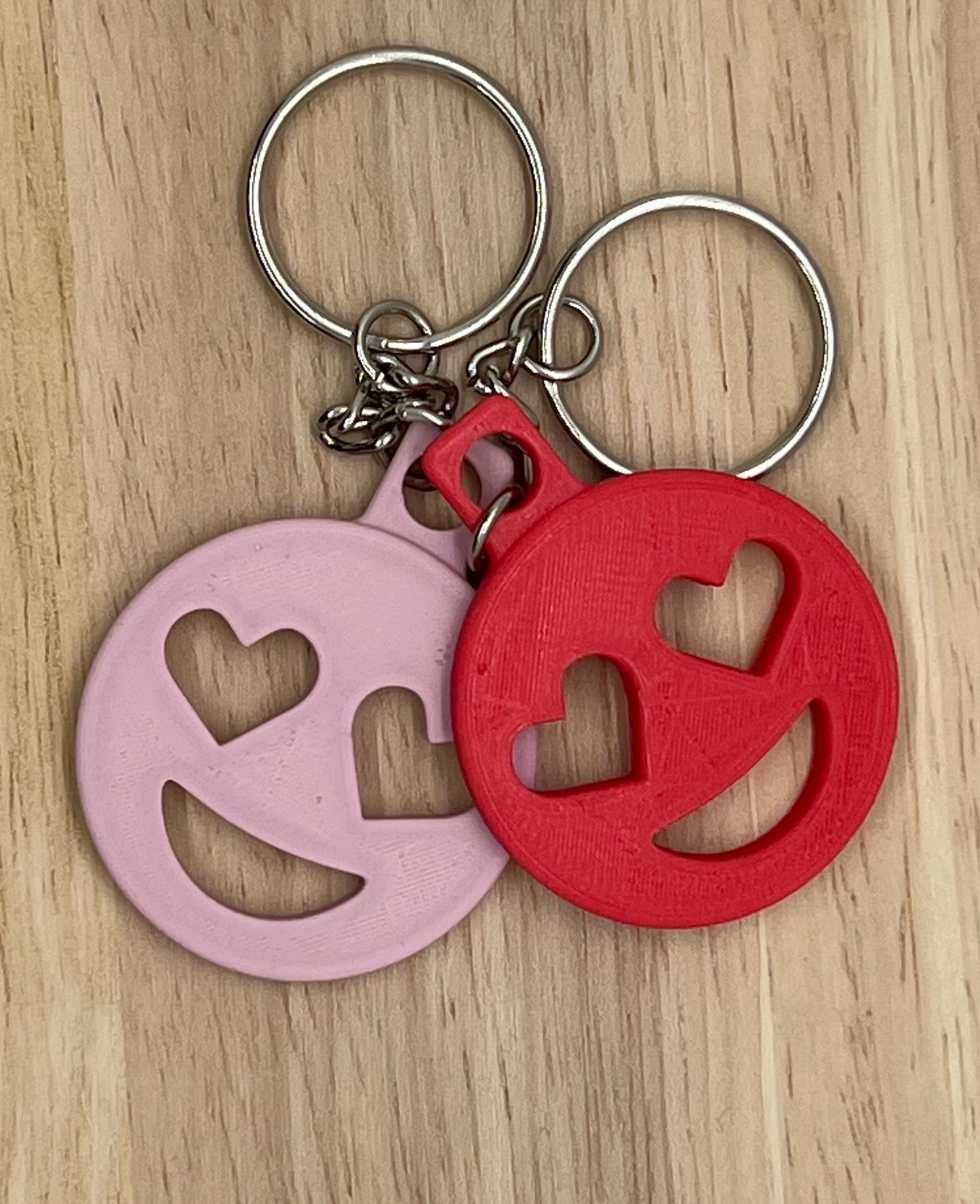 Heart Eyes Emoji Keychain