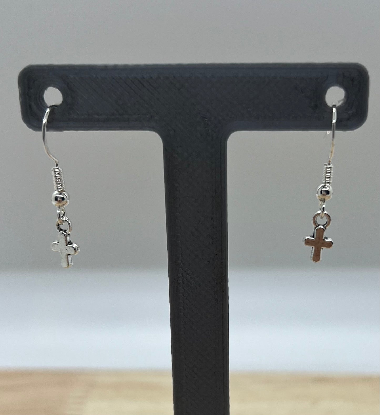 Silver Cross Earrings