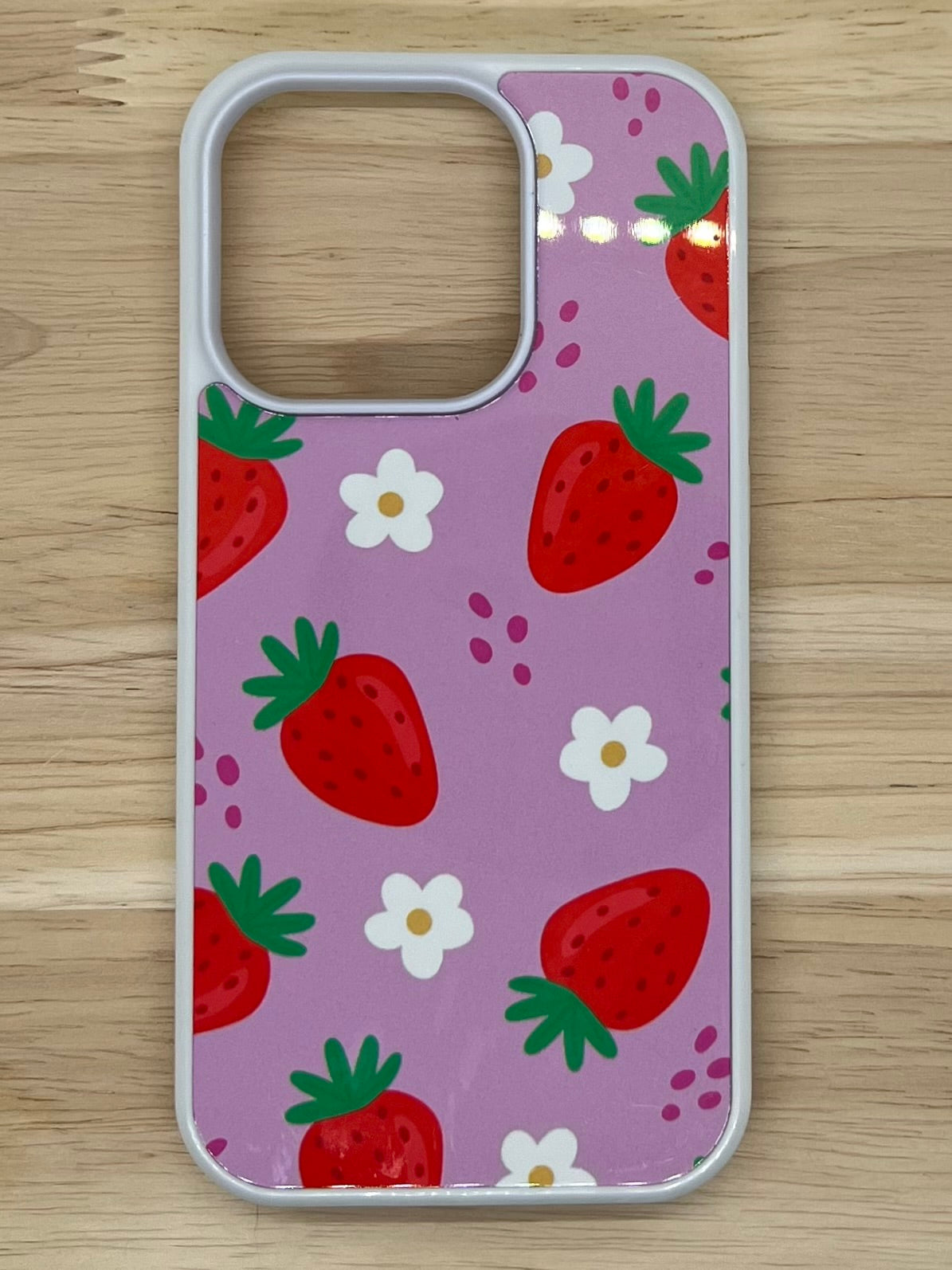 Strawberry Floral Phone Case