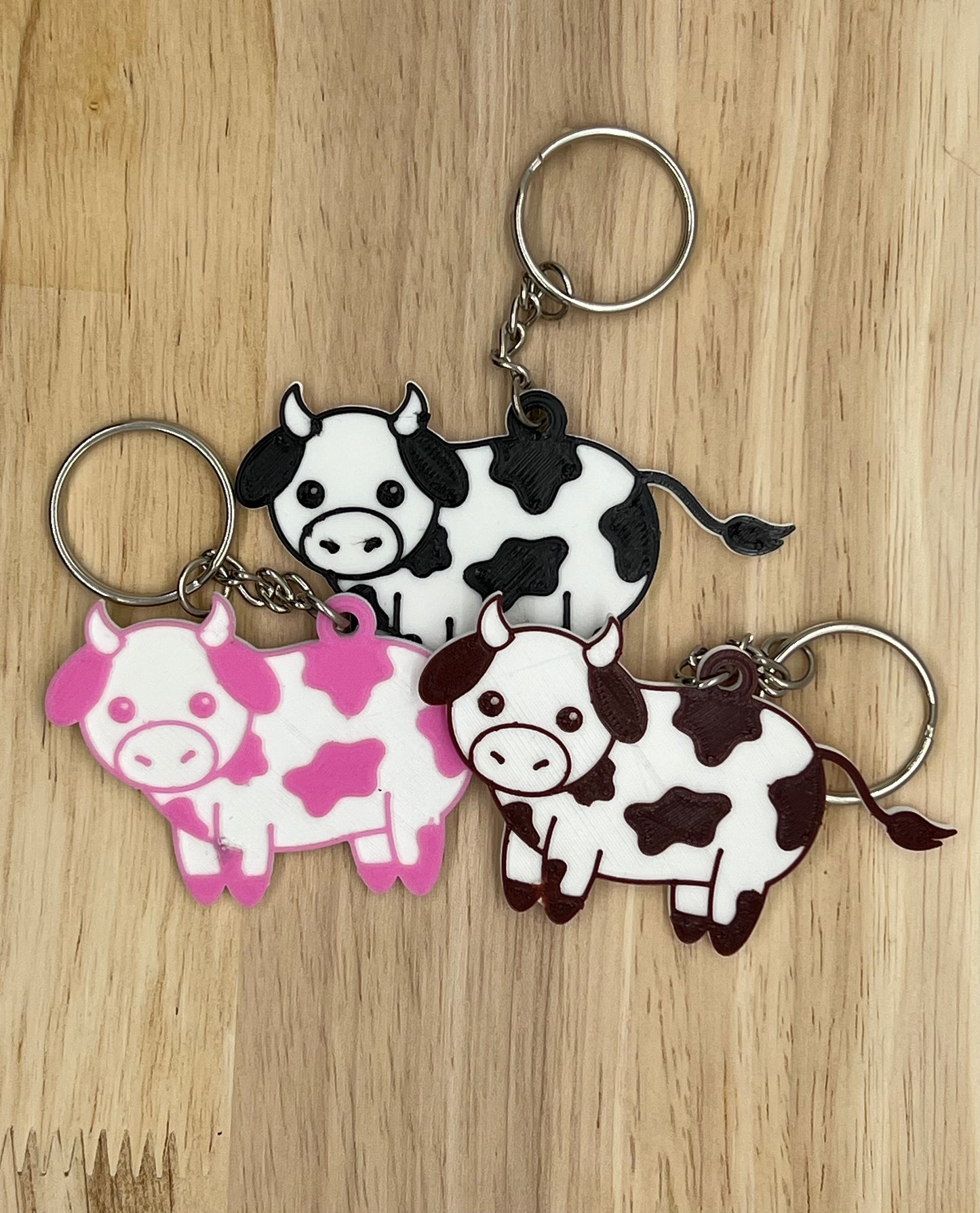 Cute Cow Keychain