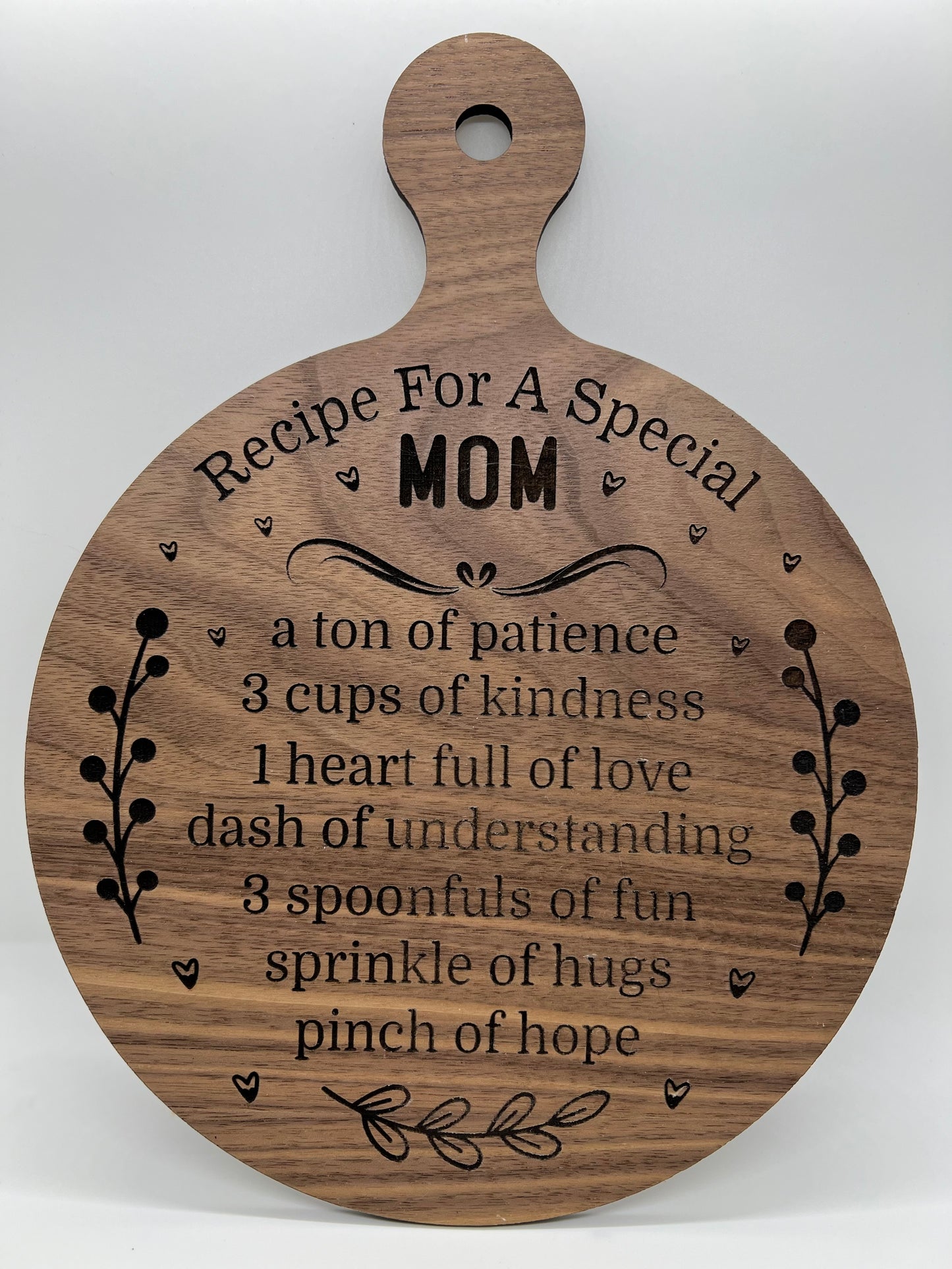 Special Mom Round Decorative Board