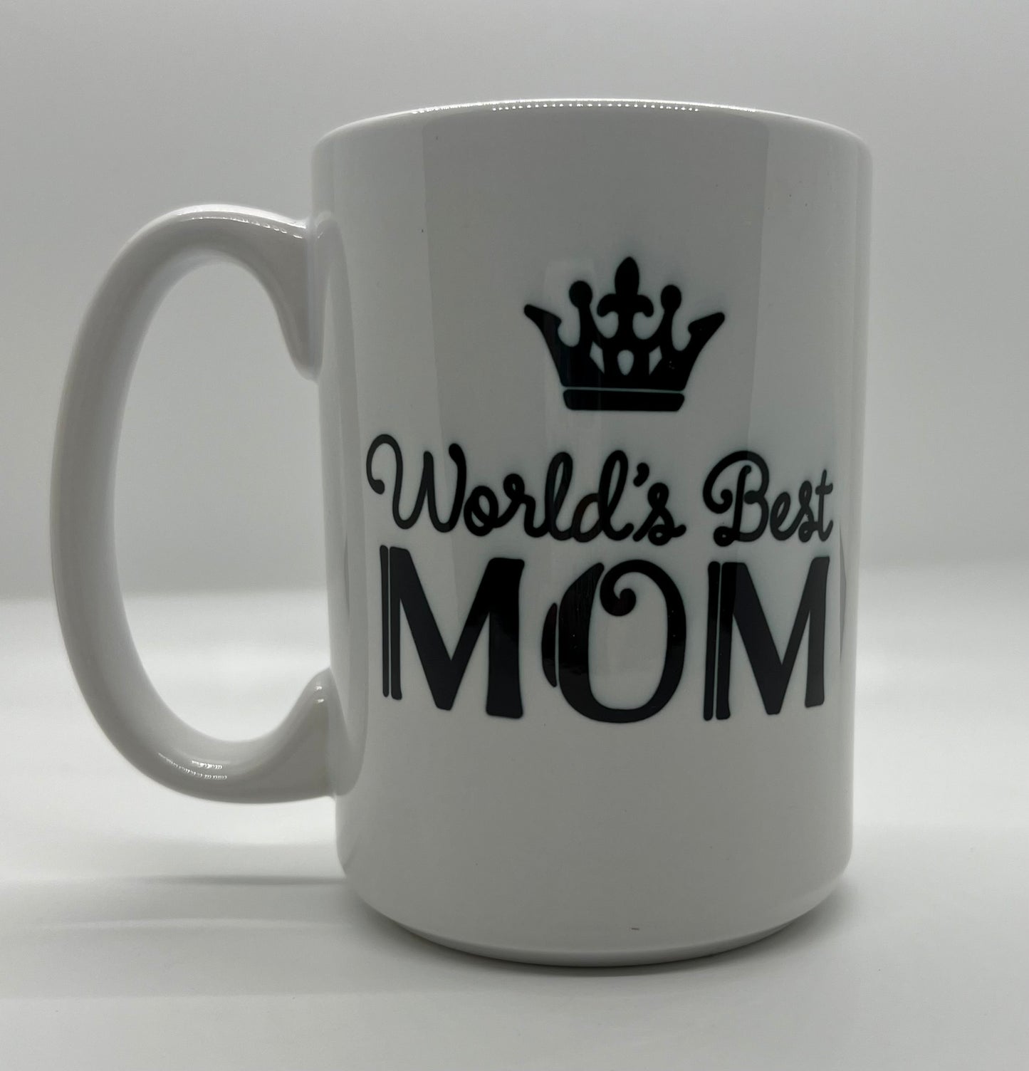 World’s Best Mom with Crown 15 Oz Mug